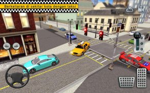 kota taksi sopir sim 2016: multipemain taksi 3d screenshot 3