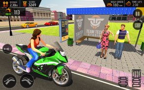 Bike Lift Motorcycle Taxi Game screenshot 0