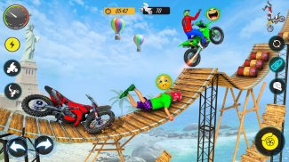 Moto Bike Stunts 3D Bike Games screenshot 2