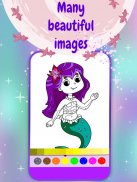 Mermaids Coloring Pages screenshot 1