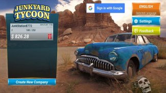 Junkyard Tycoon - لعبة محاكاة أعمال السيارات screenshot 0