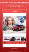 Red Car Photo Frame Photo Editor screenshot 0