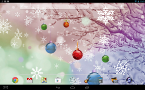 Christmas Balls Live Wallpaper screenshot 2