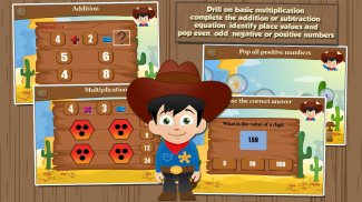 Cowboy Lernspiele Grade 2 screenshot 1
