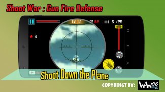 Bắn War: Gun cháy Defense screenshot 7