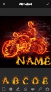 Fire Effect Name Art Maker screenshot 0