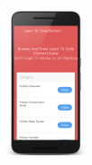 Learn To Code (PYTHON) screenshot 0