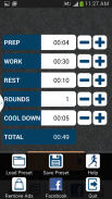 HIIT interval training timer screenshot 2