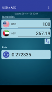 US Dollar to UAE Dirham screenshot 2