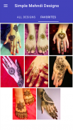 Simple Mehndi Designs screenshot 0