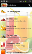 Fresh juice recipes screenshot 0