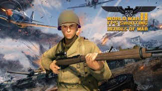 World War II FPS Shooting : Heroes of War screenshot 11