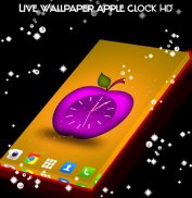 Live Wallpaper Apple Clock HD screenshot 1