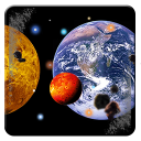 Galaxy Planets 3D Wallpaper Icon