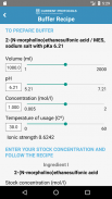 Biological Buffer Calculator screenshot 2