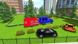 Camper Van Parking Trailer Cruiser Car Driving screenshot 4