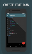 Create, Edit Run and Delete using Pure Code Editor screenshot 0
