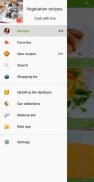 Vegetarian recipes screenshot 1