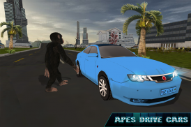 Flying Apes vs. Police Robot Survival screenshot 1