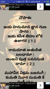 Hanuman Chalisa by MS Subbalakshmi & Telugu Lyrics screenshot 3