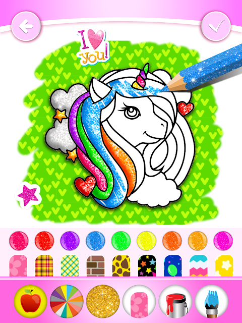 Download Unicorn Coloring Book Glitter 1 3 Download Android Apk Aptoide