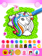 Unicorn Coloring Book Glitter screenshot 3