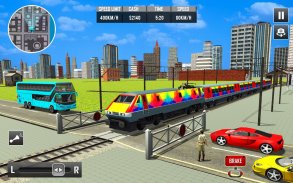 Simulator Kereta Api - Permainan Memandu 2019 screenshot 4