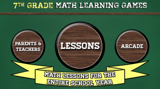 7th Grade Math Learning Games screenshot 0