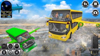 Flying Bus Simulator Bus Games screenshot 1