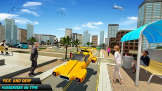 City Flying Car Taxi Simulator screenshot 3