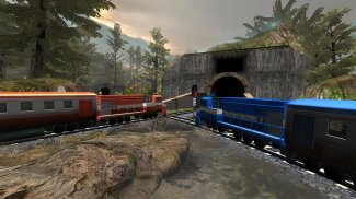 ट्रेन रेसिंग खेलों 3 डी 2 प्लेयर screenshot 3