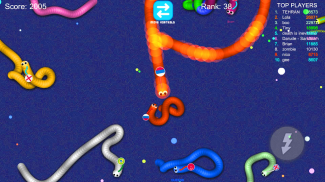 Worms Snake Zone Battle .io screenshot 0