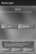 Hi Quality Rec Audio recording screenshot 16