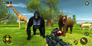 Animal Sniper Shooter - Jungle Hunting Hunter 3D screenshot 1