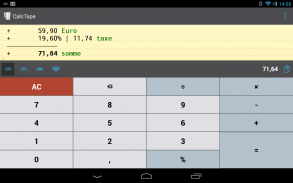 CalcTape Calculatrice screenshot 3