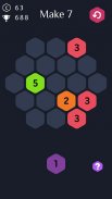 Make7 - Hexa Puzzle Game screenshot 0