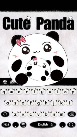 Imut Panda Keyboard Tema Cute Panda 10001007 Unduh Apk Untuk