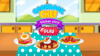 Cookbook Chef Kitchen Story screenshot 0