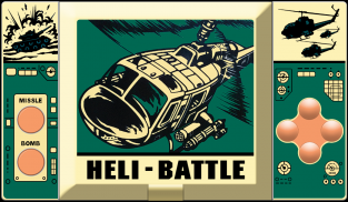 Heli Battle(80s Handheld Game) screenshot 0