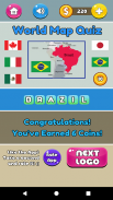 Fun Quizzes - World Map Quiz screenshot 6