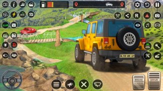 montanha 4x4 luxo prado carro dirigindo Simulador screenshot 11