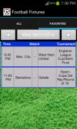 Football Fixtures screenshot 13