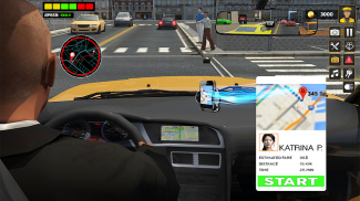 City Taxi Car Driver Taxi Game screenshot 5