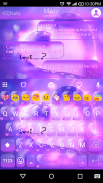 Love Is Emoji Keyboard Theme screenshot 5