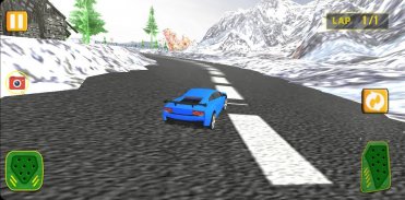 Extreme  Hills Snow Car Racing screenshot 2