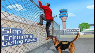 US Police Dog 2019: Airport Crime Shooting Game screenshot 0