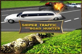 Sniper Traffic Road Hunter 3D screenshot 0
