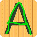 Traçage des lettres - alphabet icon