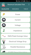 Electrical Calculator Free screenshot 0