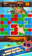 Block Puzzle Jewel : Cats Rescue screenshot 2